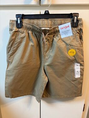 Cat & Jack Tan Pull-On Shorts with Elastic Waist